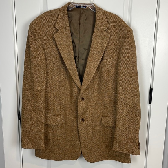 Lands' End Suits & Blazers Lands End Lambswool Herringbone Blazer